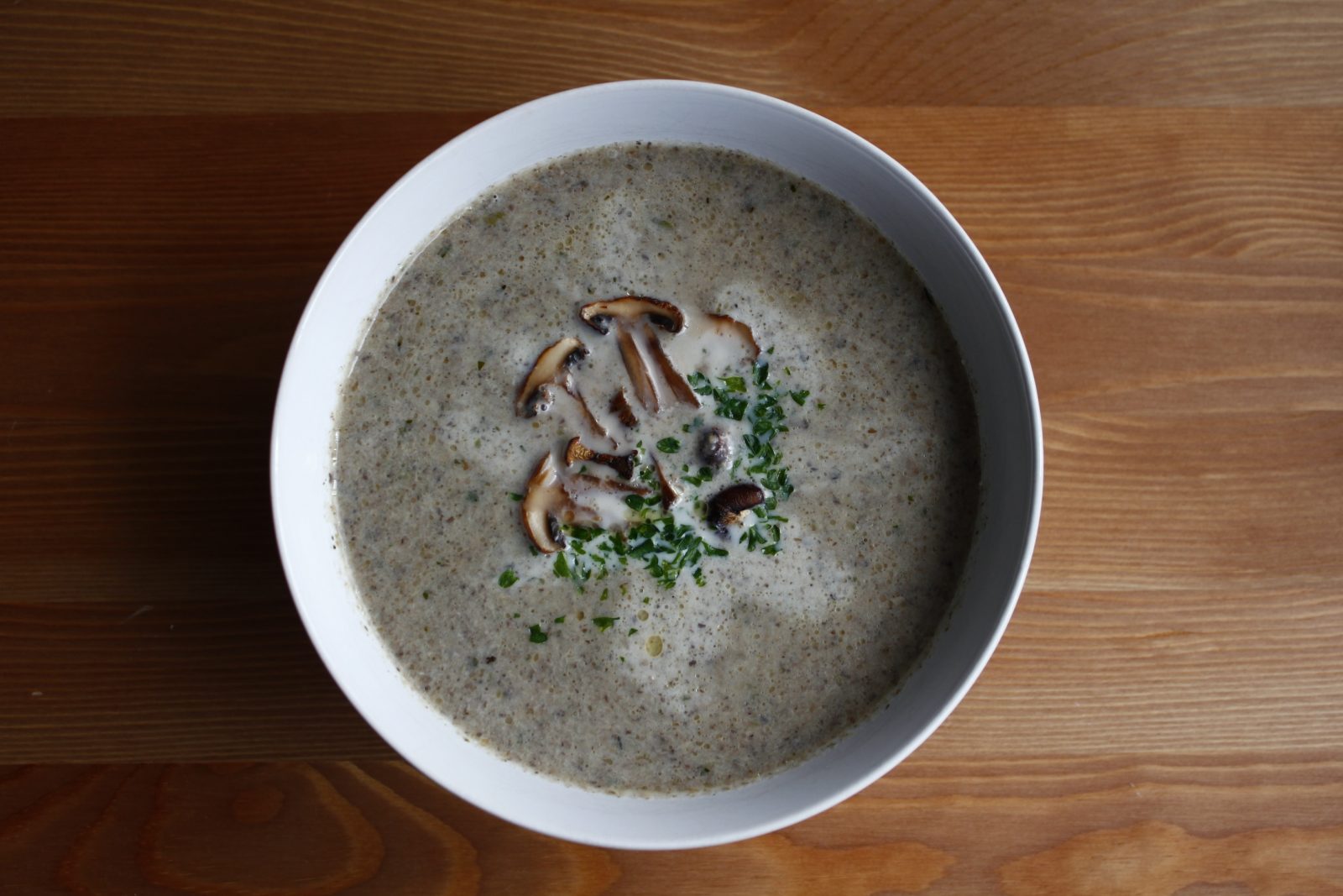 Cremige Champignon­suppe | Nini’s Block